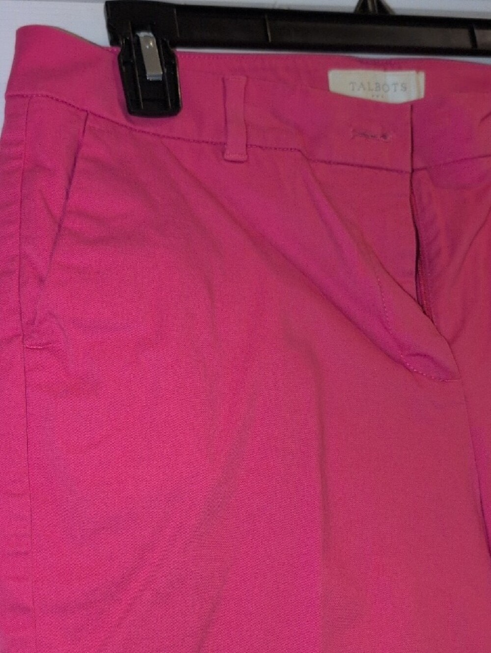 Talbots Bright Pink Ankle Crop Pants - Picture 4 of 7